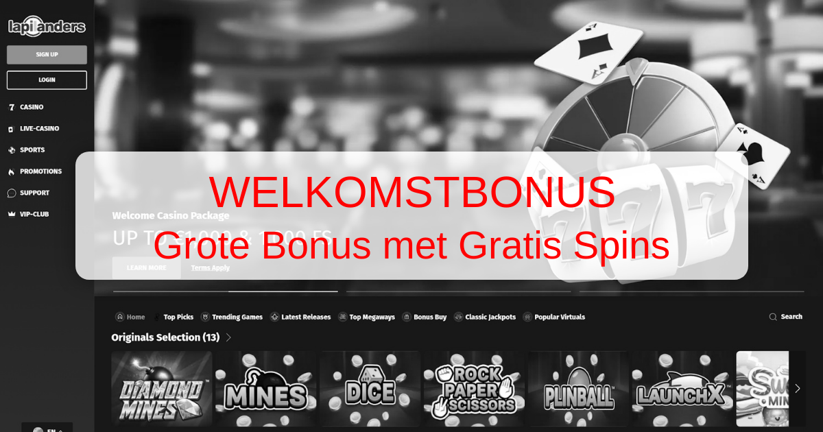 Lapilanders Casino Nederland - KSA Vergund Online Casino